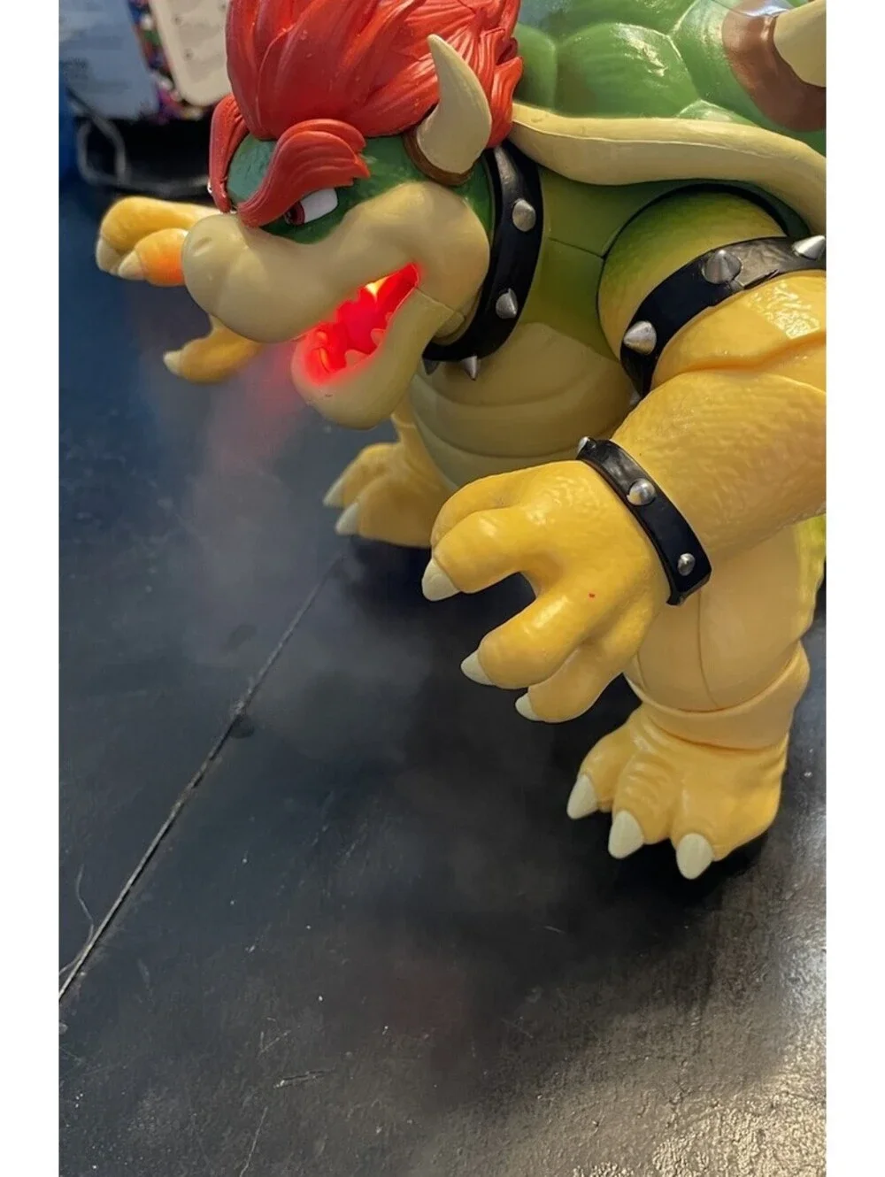JAKKS Pacific Nintendo Super Mario BOWSER w/ Fire Breathing Feature Tested